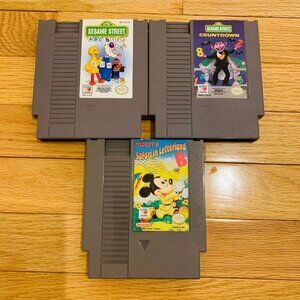 Sesame Street 123 & Countdown Mickey's Safari NES